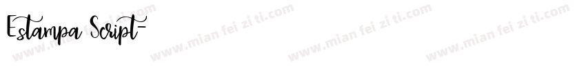 Estampa Script字体转换